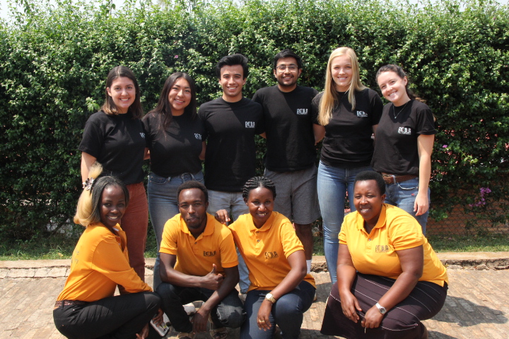 Students and KU staff group photo.